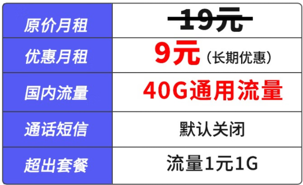 不限速隨便用 浙江臺(tái)州移動(dòng)上線9元包40G全國(guó)通用流量 【手慢無】