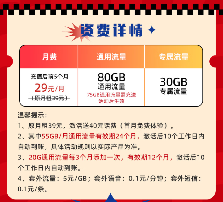 兔年換新卡！電信最新推出29元大流量卡月享110G全國流量首月免費(fèi)體驗(yàn)。