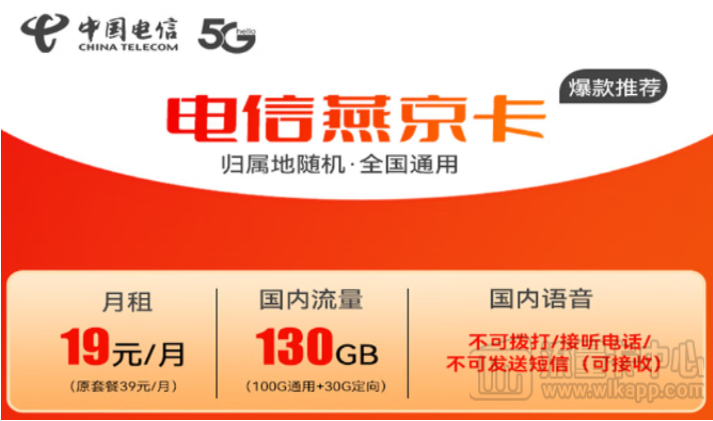 電信流量卡買哪個好？電信燕京卡+電信云冬卡！免費申請！